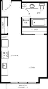 studio apartment floorplans.
